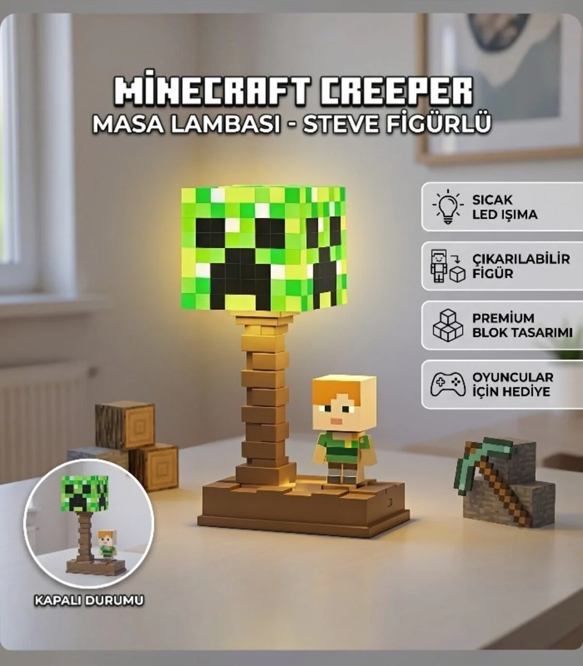 Minecraft Masa Lambası