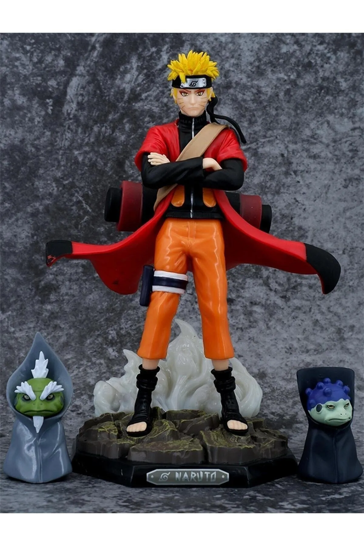 Naruto Biblo 22cm ´Naruto ve Kurbağalar´ Gece Lambası