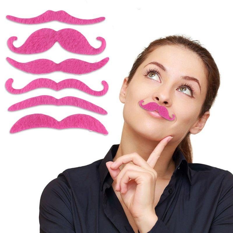 Pembe Takma Bıyık