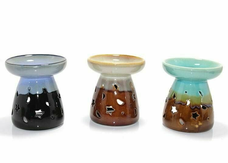 Seramik Buhardanlık 12cm Yıldız Tasarım