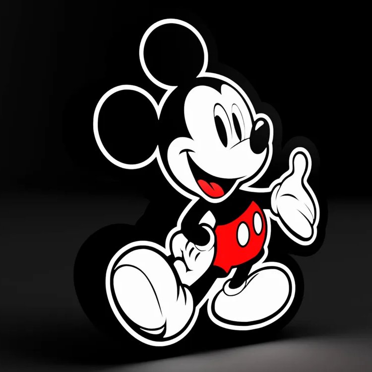 Mickey Mouse Gece Lambası 25cm