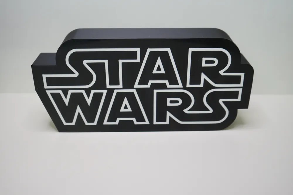 Star Wars Logo Gece Lambası