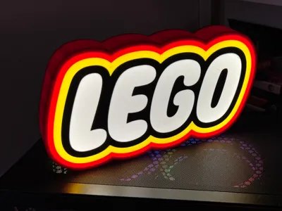 Lego Logo Gece Lambası