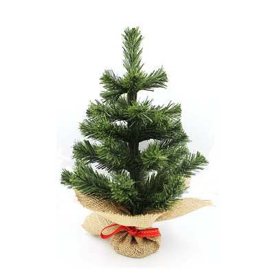 Yılbaşı Ağacı 30cm Yeşil Hasır Ayaklı