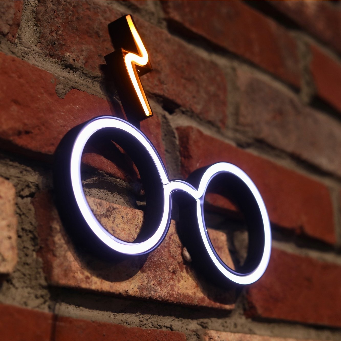 Harry Potter Gözlük Neon Gece Lambası