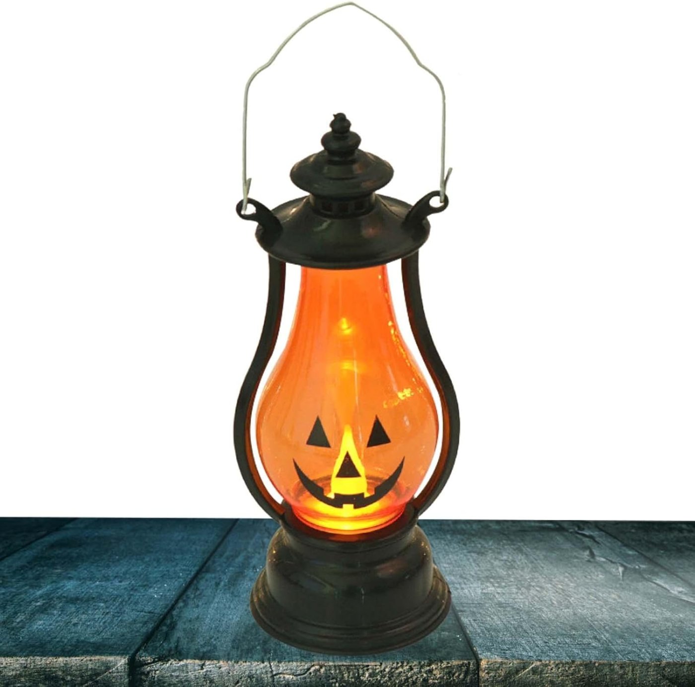 Halloween Dekoratif Led Fener Balkabağı 22cm
