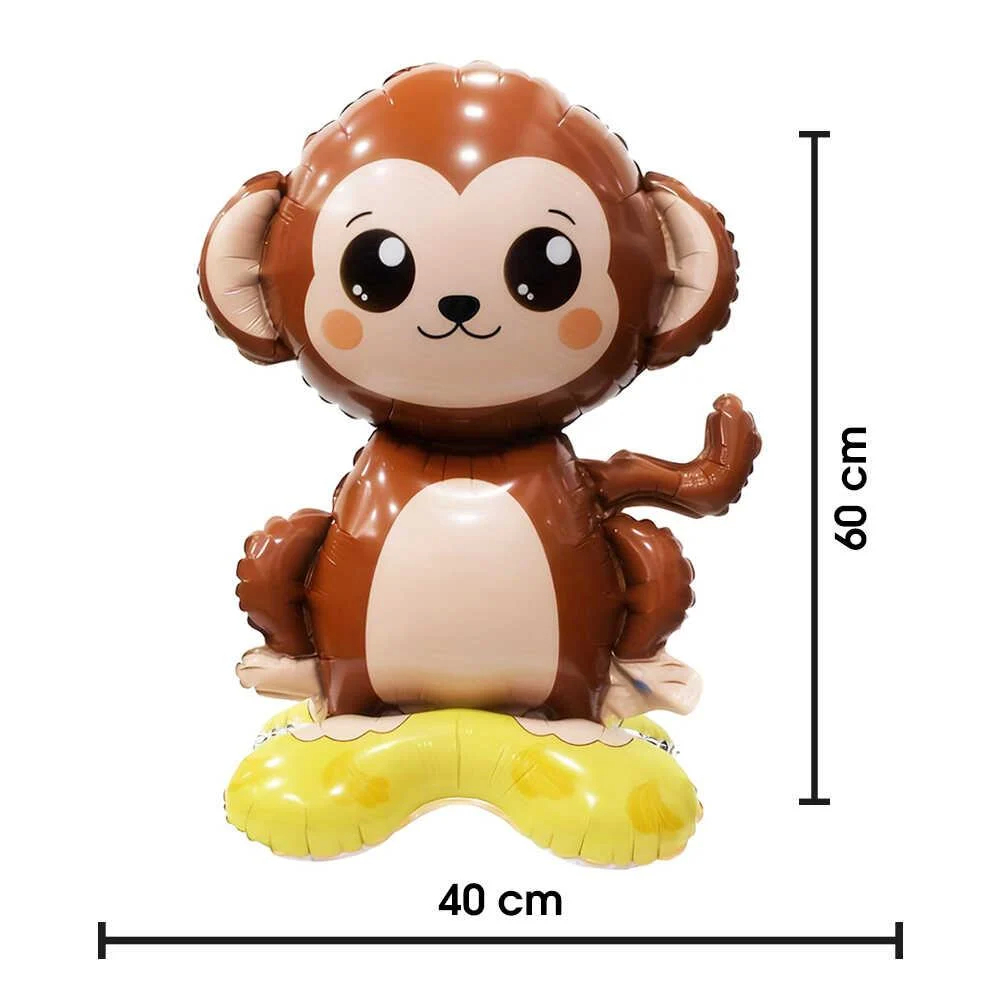 Ayaklı Folyo Balon Maymun 60cm