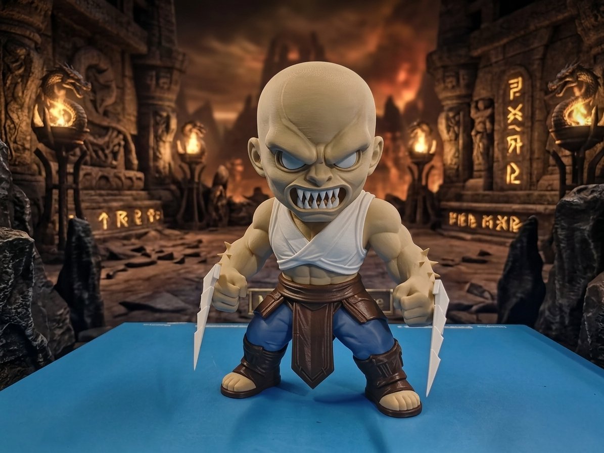 Mortal Kombat 3D Print Biblo Baraka 15cm