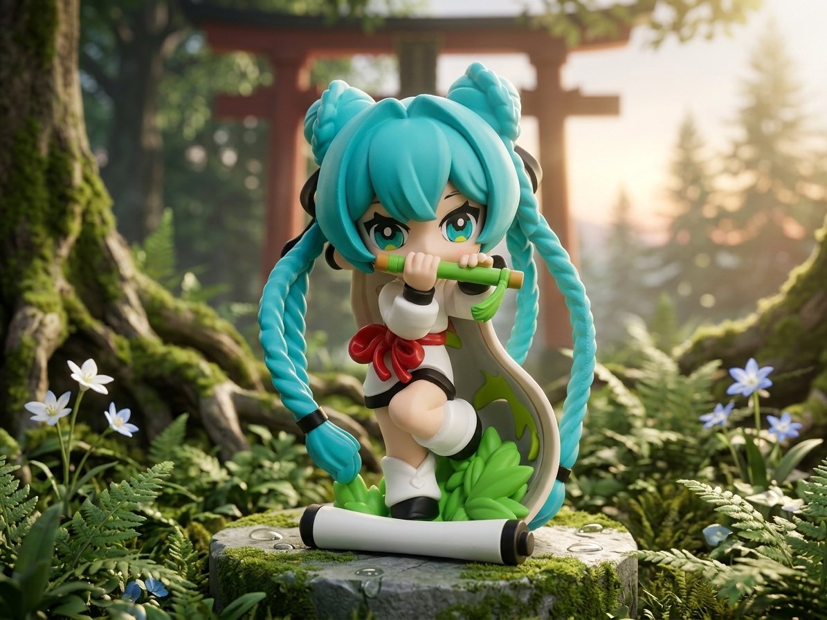Hatsune Miku 3D Print Biblo 20cm