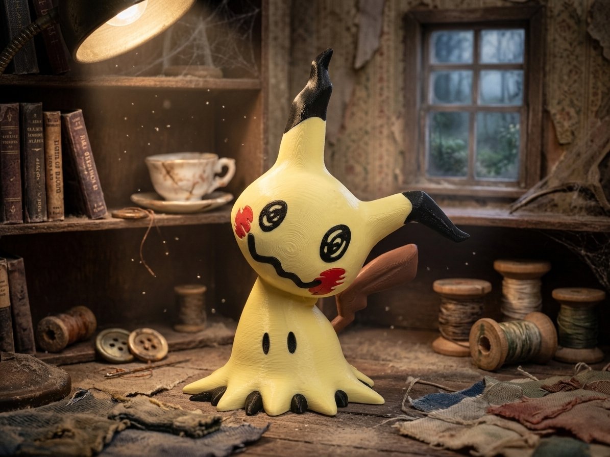 Pokemon 3D Print Biblo Mimikyu 16cm