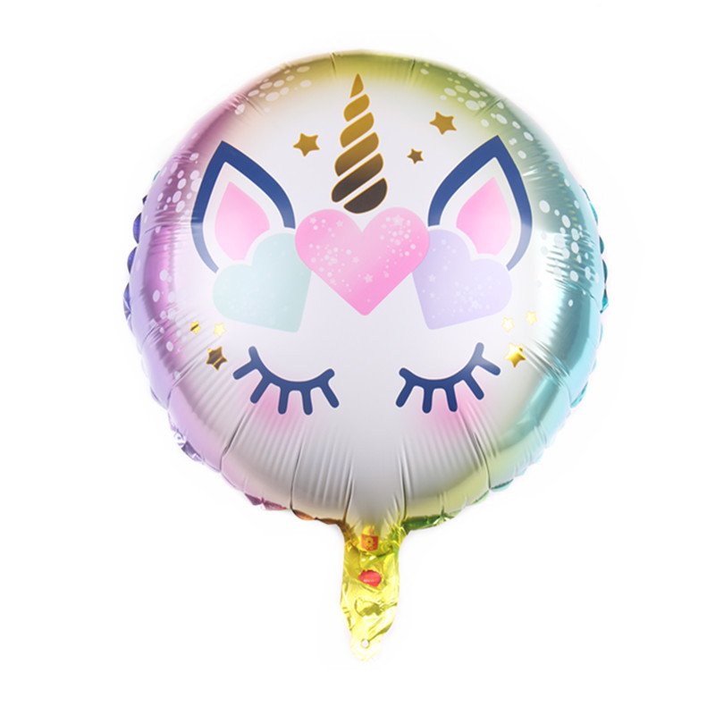 Helyum Folyo Balon Unicorn Eyelash 18"