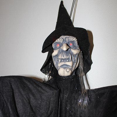 Halloween Dekoratif Sensörlü İskelet Korkuluk Gelin Tüllü Işıklı Hareketli 120cm