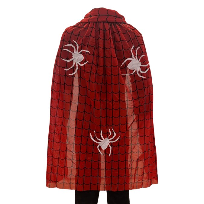Halloween Kostüm Pelerin 75cm (Örümcek Adam)