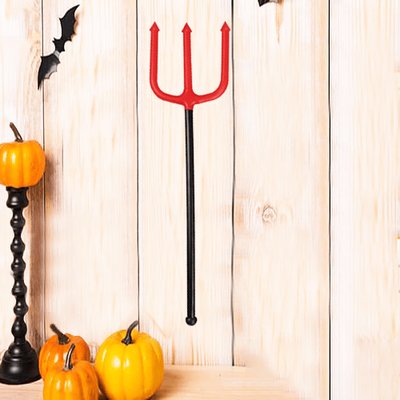 Halloween Aksesuar Şeytan Mızrağı Yabası 110cm