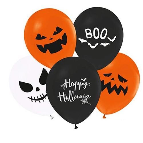 Halloween Balon Baskılı 12"