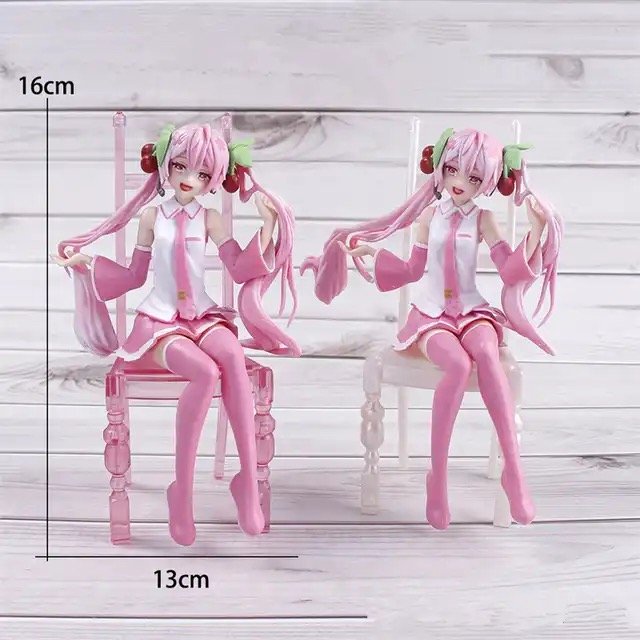 Hatsune Miku Oturan Biblo 15cm