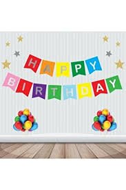 Karton Dekoratif Banner ´Happy Birthday´