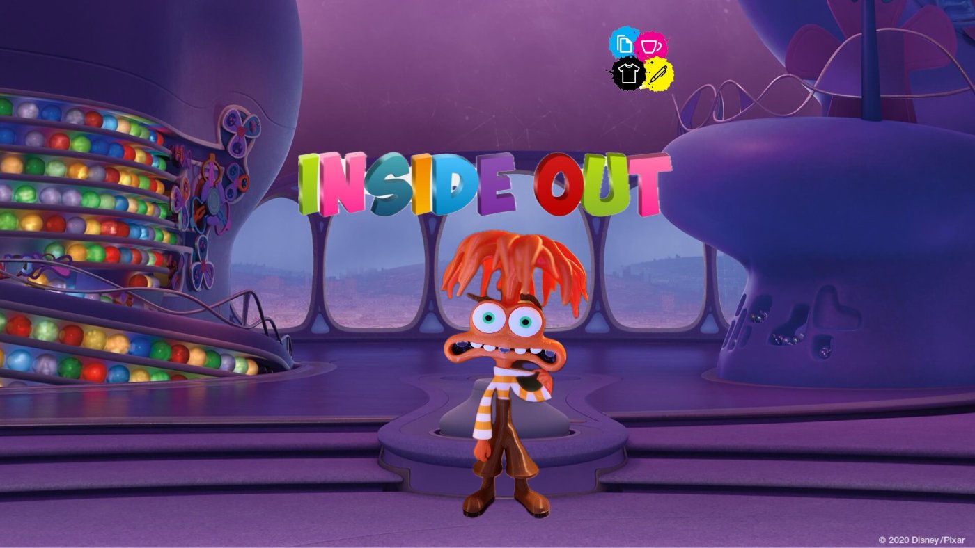 Inside Out ´Anxiety - Anksiyete´ 3D Print 20cm