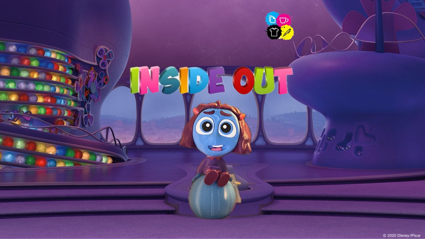 Inside Out ´Envy - Kıskançlık´ 3D Print 14cm