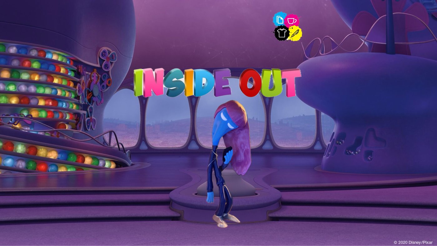 Inside Out ´Ennui- Can Sıkıntısı´ 3D Print 21cm
