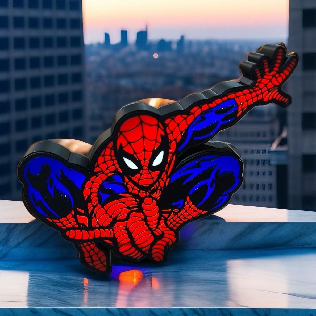 Spiderman Gece Lambası 26cm