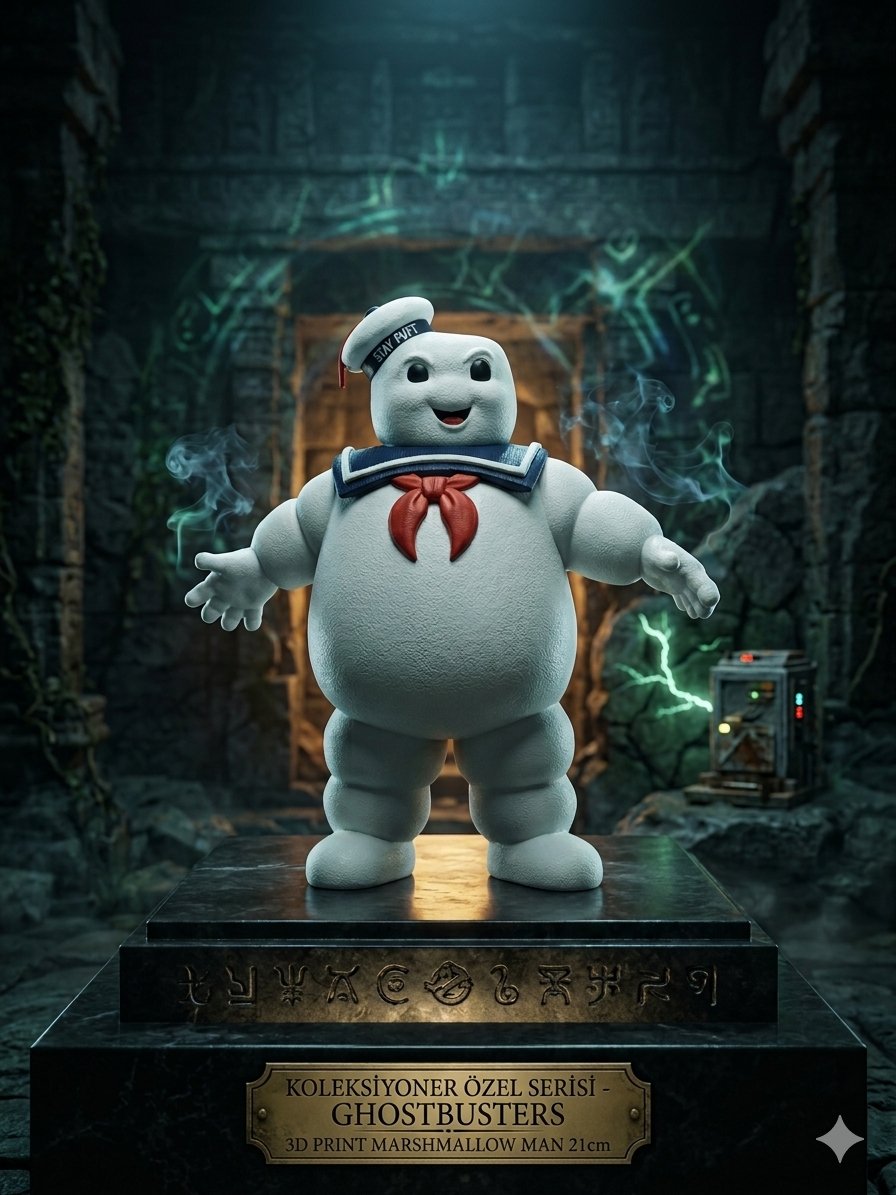 Ghostbusters 3D Print Marshmallow Man 21cm