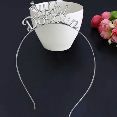 Metal Taç Silver ´İyi ki Doğdun´