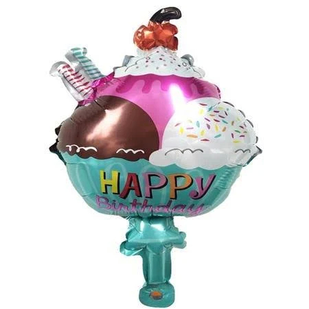 Helyum Folyo Balon Kase Dondurma 22"