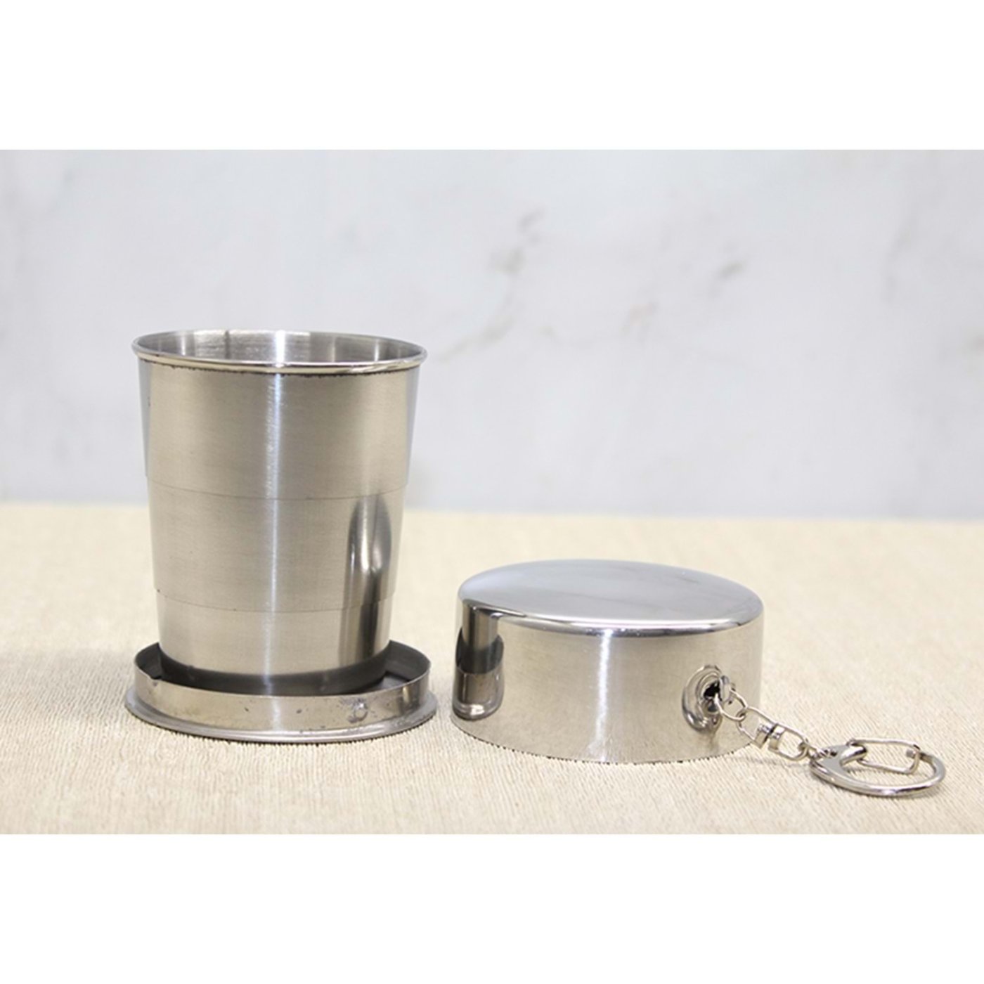 Katlanabilir Metal Bardak 7cm