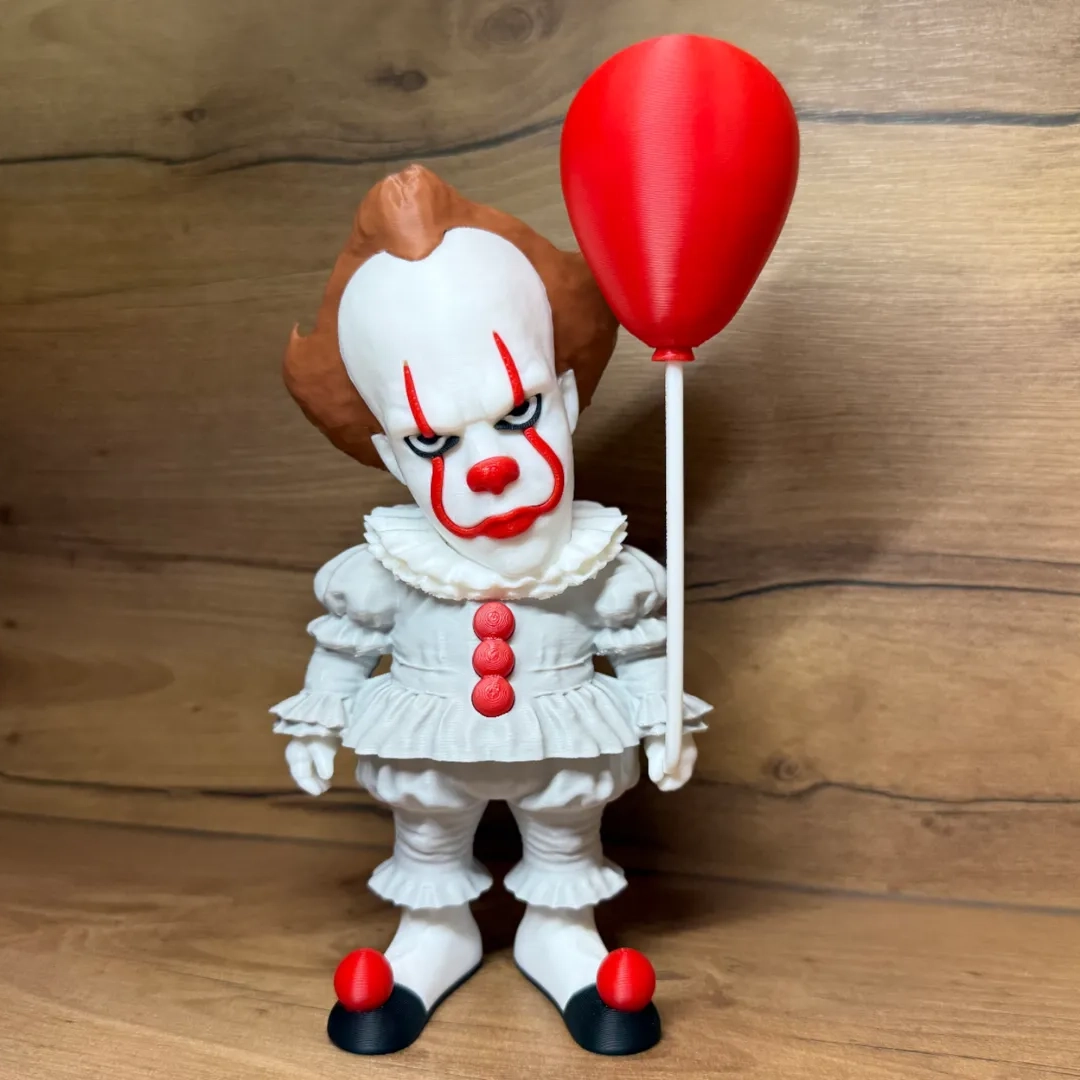 The It Pennywise 3D Print Biblo 15cm
