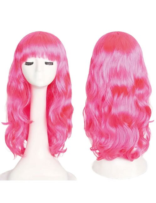 Uzun Peruk 60cm ´Pembe´