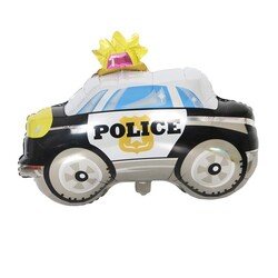 Helyum Folyo Balon Polis Arabası 18"