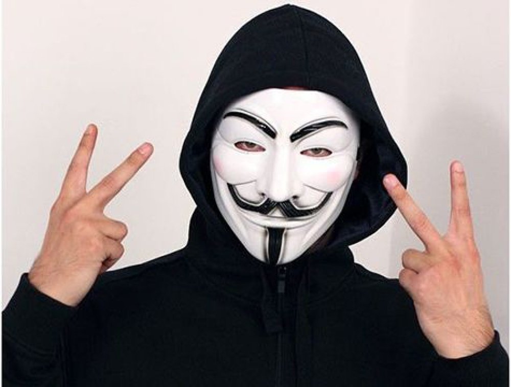 Plastik Maske ´V for Vandetta (Guy Fawkes)´