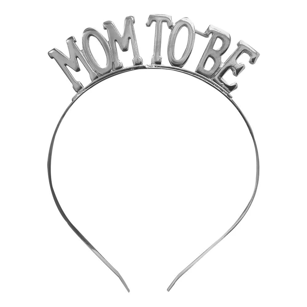 Metal Taç Silver ´Mom to Be´