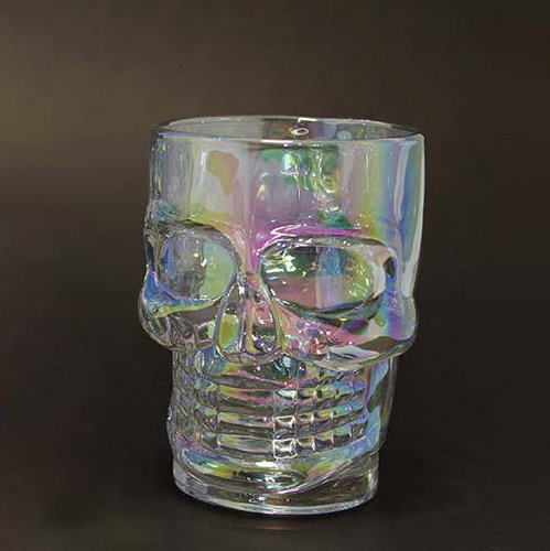 Skull Head 2´li Cam Kurukafa Bardak - Iridescent