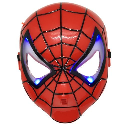 Plastik Maske ´Işıklı Spiderman´