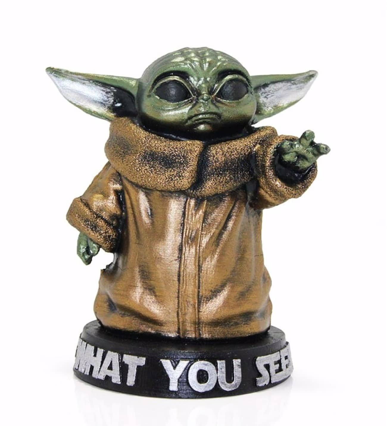 Star Wars Baby Yoda El Yapımı Polyester Biblo 11cm