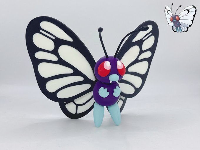 Pokemon 3D Print Biblo Butterfree 15cm