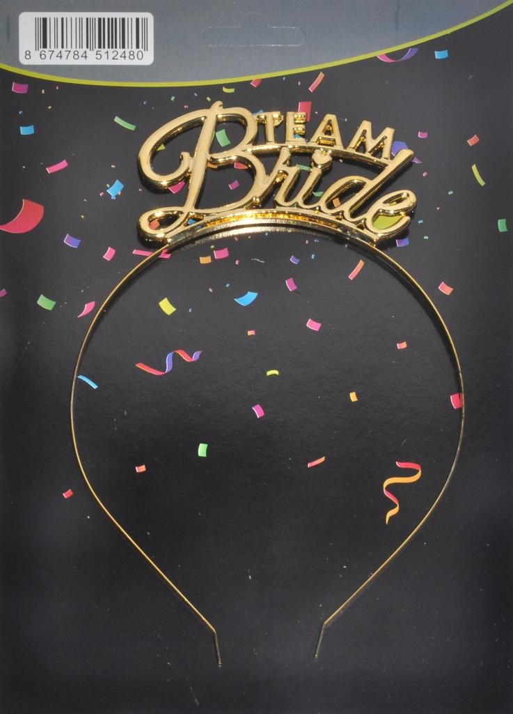 Metal Taç Gold ´Team Bride´