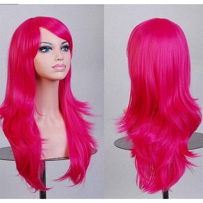 Uzun Peruk 60cm ´Fuşya´