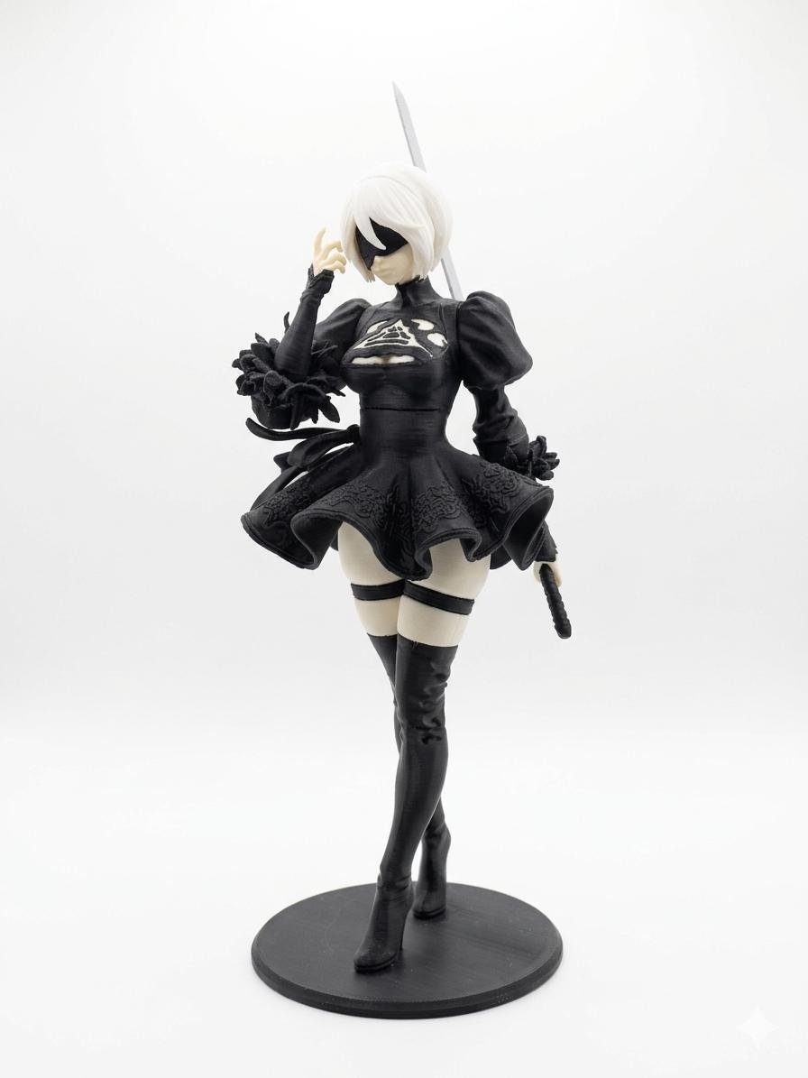 Nier Automata 2B 25cm 3D Print