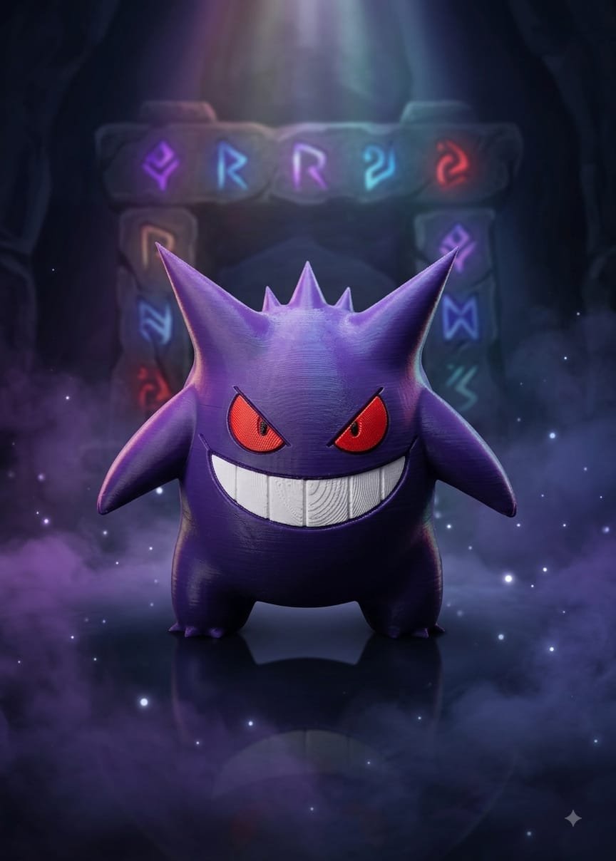 Pokemon 3D Print Gengar 9cm