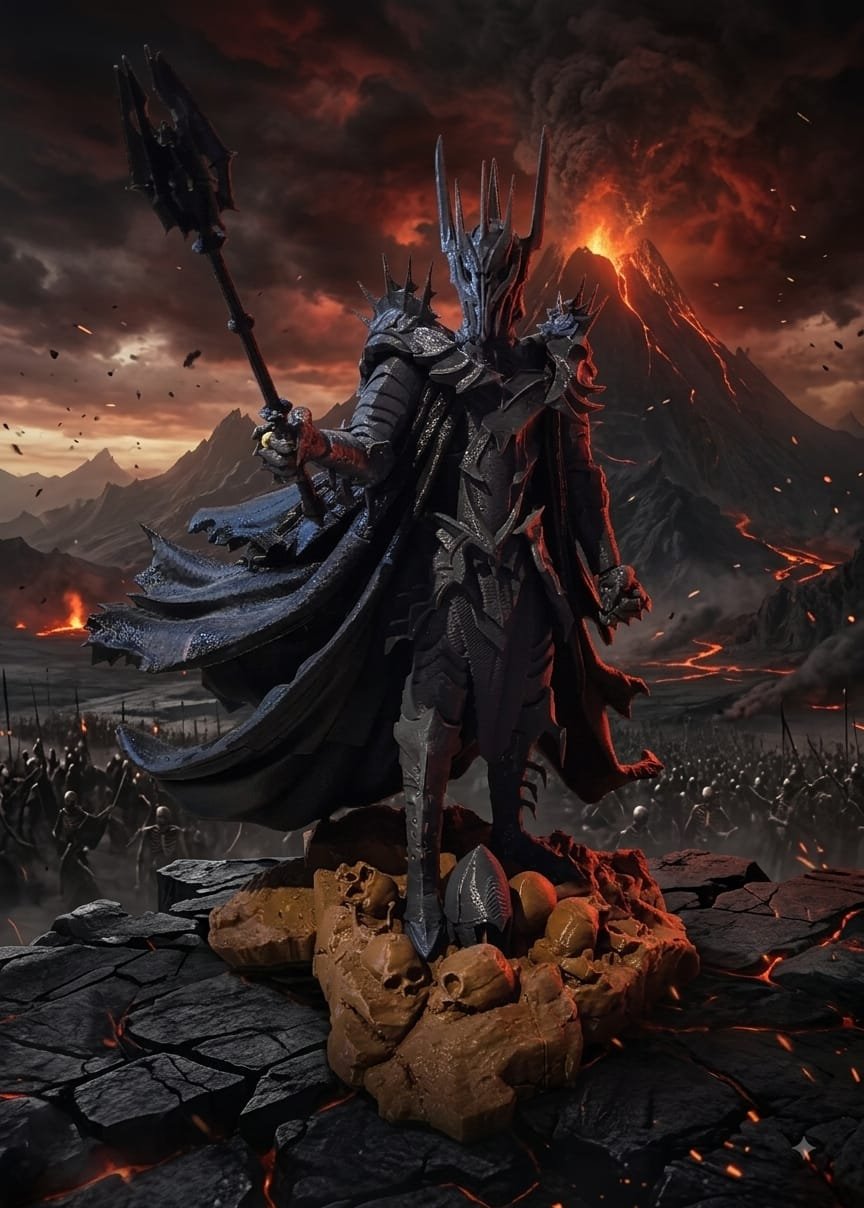 Lord of the Rings Sauron 3D Print Biblo 40cm