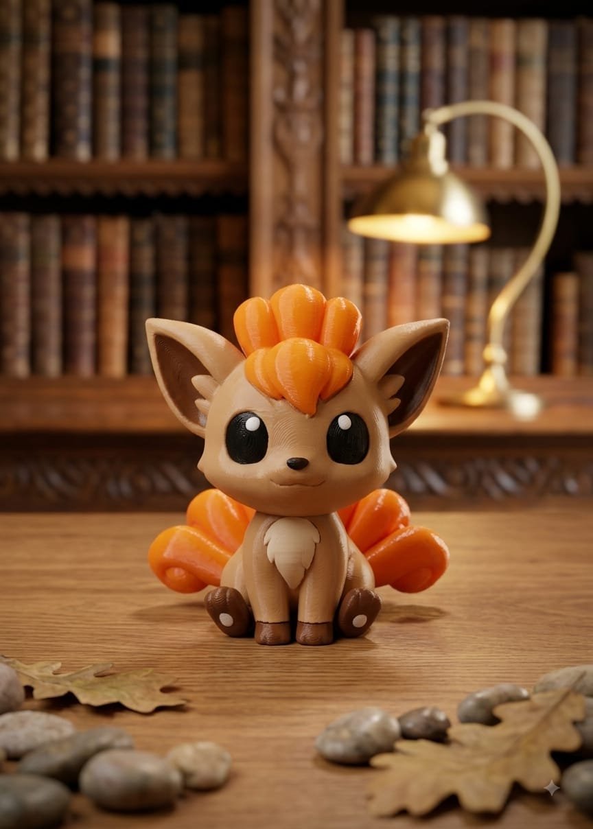 Pokemon 3D Print Biblo Vulpix 10cm