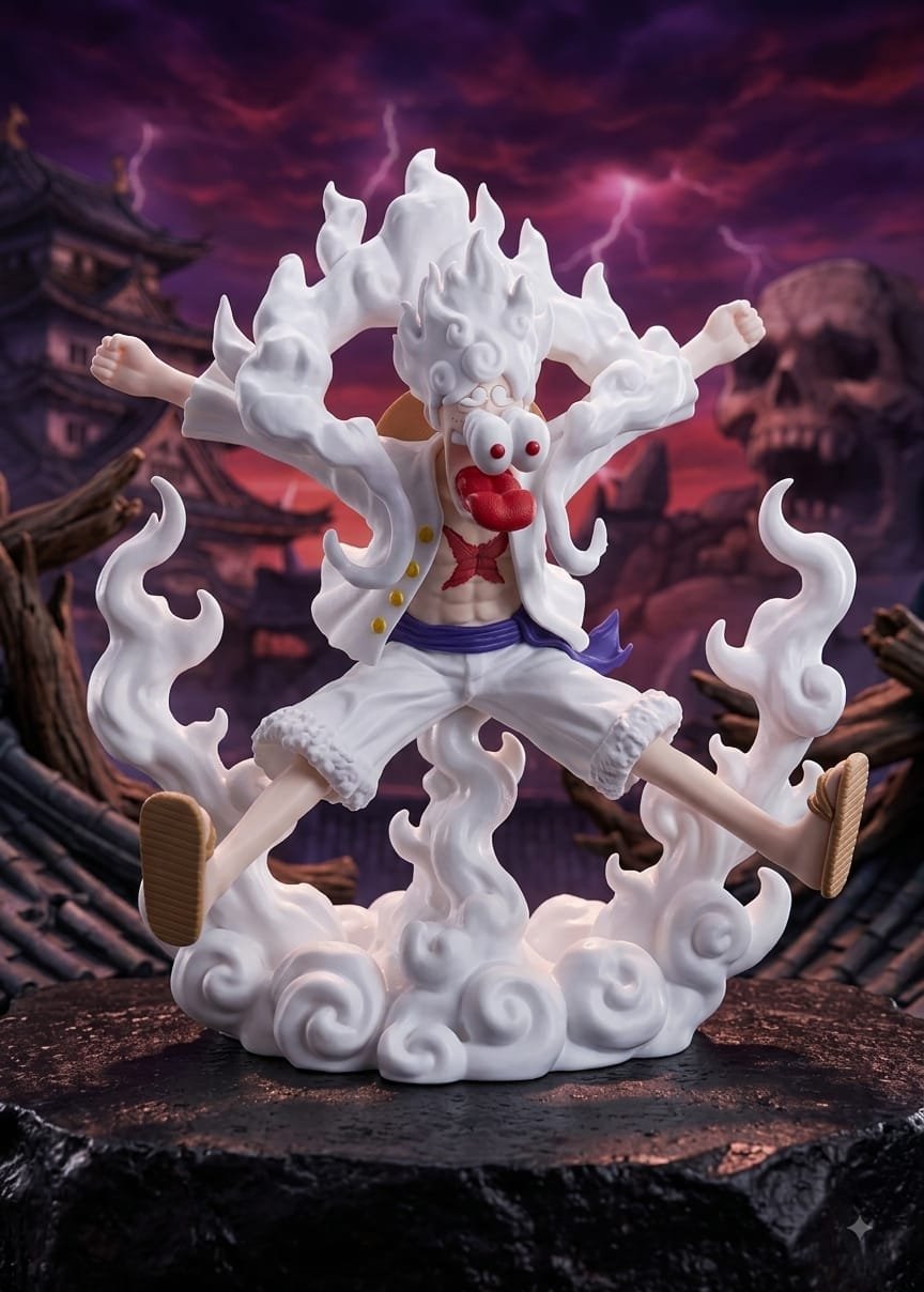 One Piece 3D Print Biblo Gear 5 Luffy 26cm