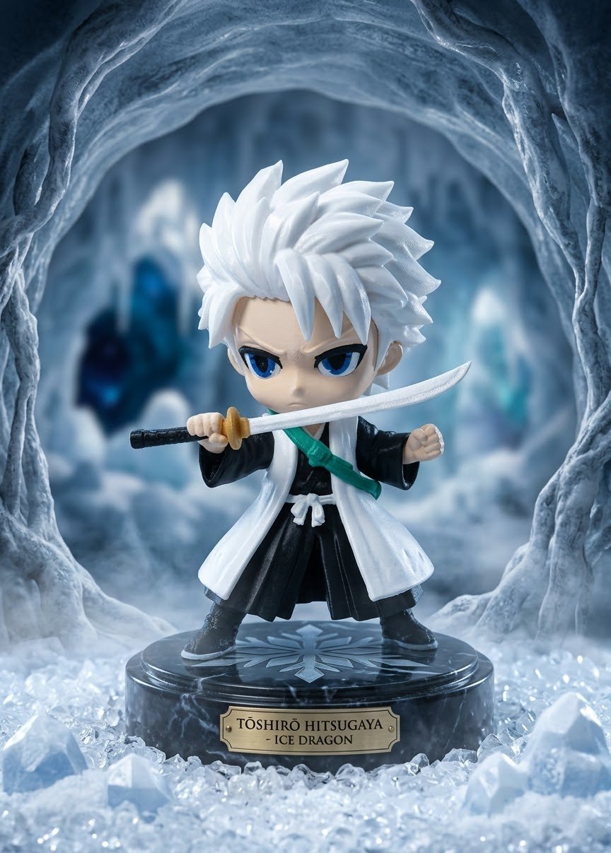 Bleach 3D Print Biblo Toshiro 23cm