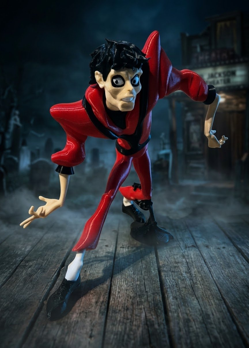 Michael Jackson Thriller 3D Print Biblo 20cm