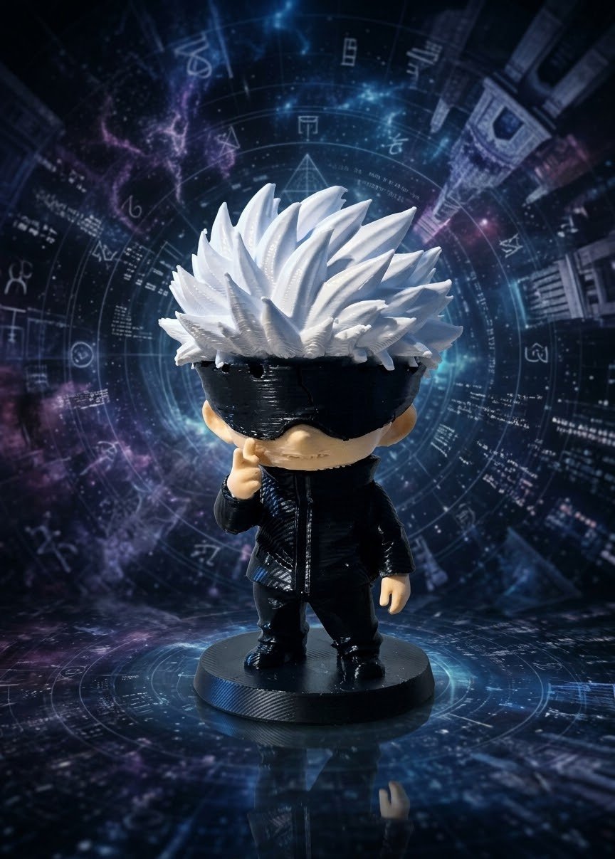 Jujitsu Kaisen 3D Biblo Satoru Gojo 10cm